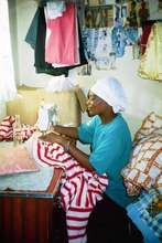 Fungai Demonstrates Home-Based Sewing Business