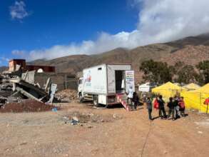 Shower Truck operation