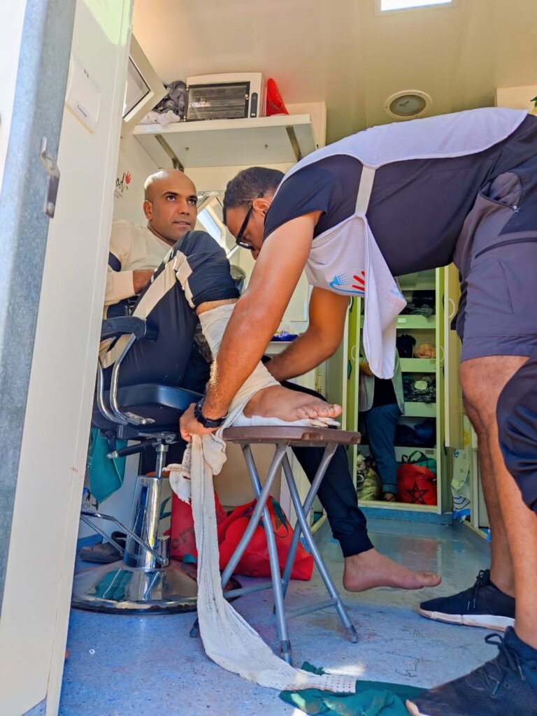 Ensuring access to personal hygiene for earthquake