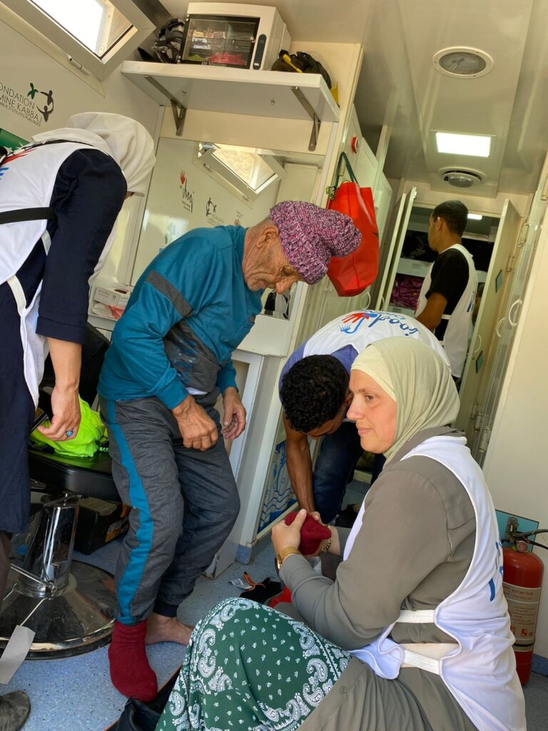 Ensuring access to personal hygiene for earthquake