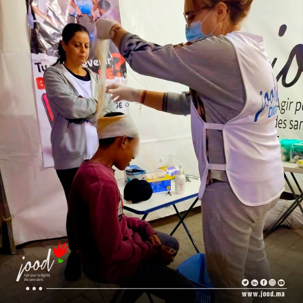 Ensuring access to personal hygiene for earthquake