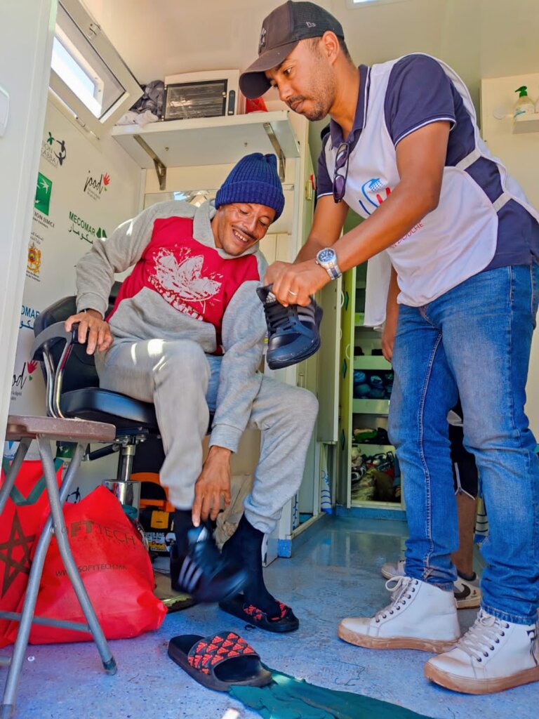 Ensuring access to personal hygiene for earthquake