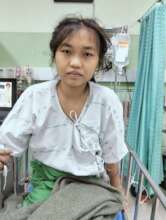 Day underwent a life-saving appendectomy.