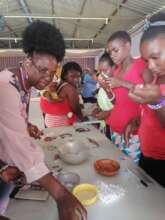 Jewelry making session