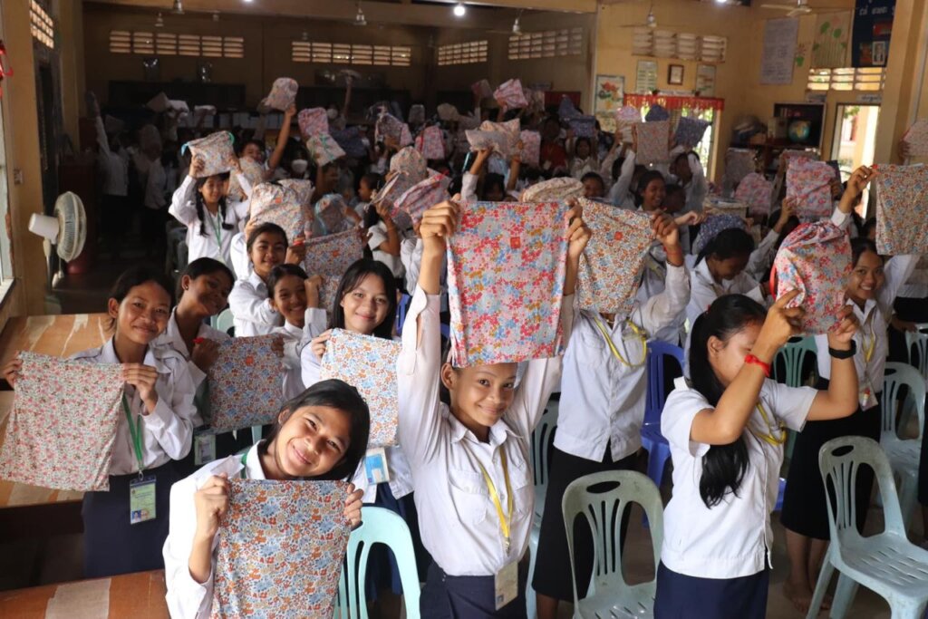 Eliminate Period Poverty for 200 Girls in Cambodia