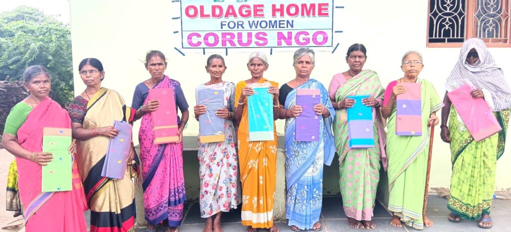 Donate for Cloths and Cosmetics to Oldage Women