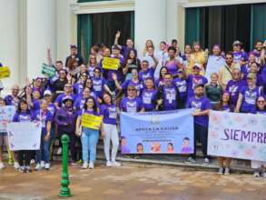 March 8 manifestation with SIEMPREVIVAS RUM