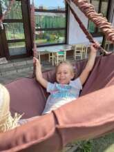 Happiness is swinging