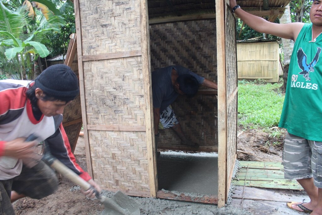 Sanitary Toilets for 50 Poor Families