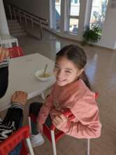 Happy face, just had a healthy lunch