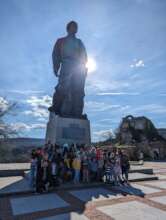 with Vasil Levski monument - historical