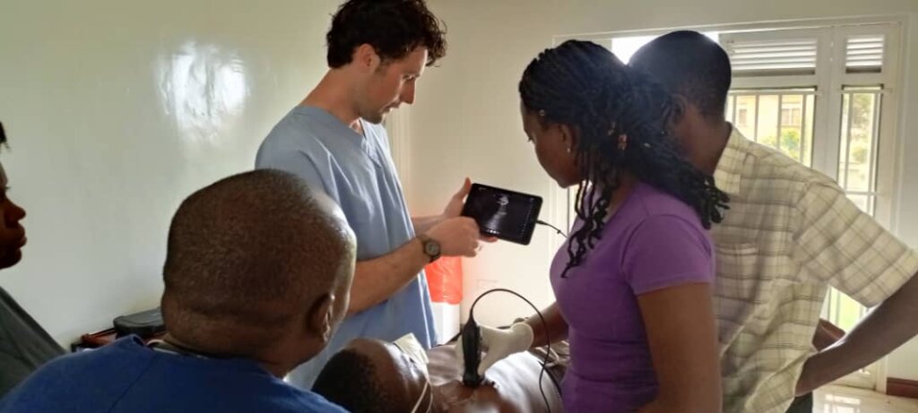 GEC Volunteer during Pocus training