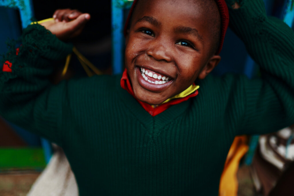 New school for the children in Kabiria, Nairobi