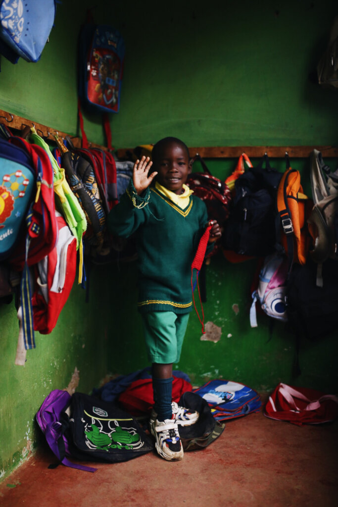 New school for the children in Kabiria, Nairobi