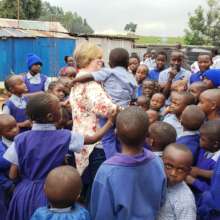 SSFI Founder with Neemaland Children