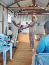Charles participating in a life skills training