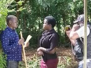Shooting a film advocating for the blind