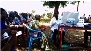 Ophthalmic Clinical Officer at eye medical camp