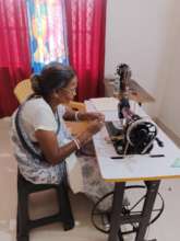 Stitching a cloth bag