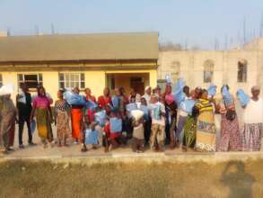 Nets distribution in rural Zambia