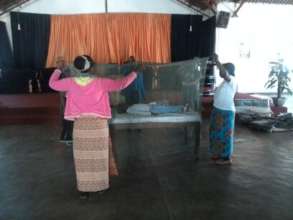 A Nets Use Demonstration in Kapiri, Zambia