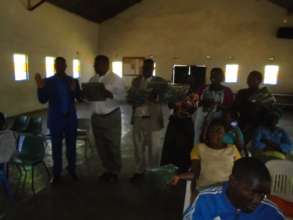 Nets provided to a Church in Lusaka, Zambia