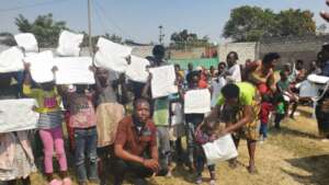 Nets provision in a rural area in Zambia