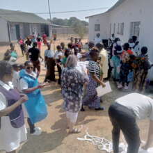 Nets Use Demo in Rural Zambia