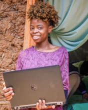 Participant receives a Laptop