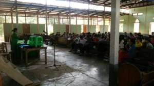 presentation at Tatkon 10th mile Myintkyina