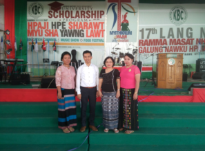 With Director of youth (Kachin Baptist Convention)