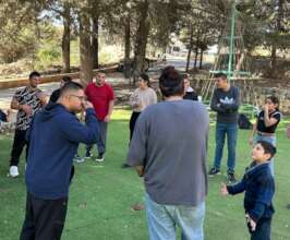 Our trainer supporting participants inclusively