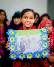Showing her art of female in different profession