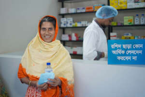 Patient accessing medicines