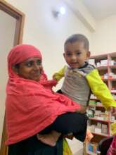 Happy mom and child at our urgent care center