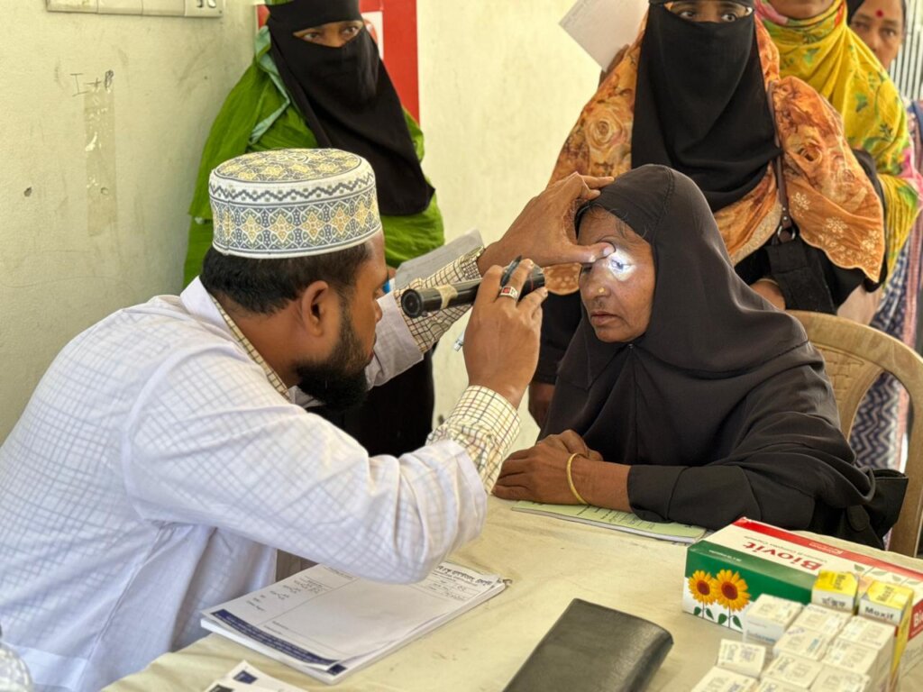 Community level vision screening camp