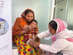 Vaccination program at SNEHO