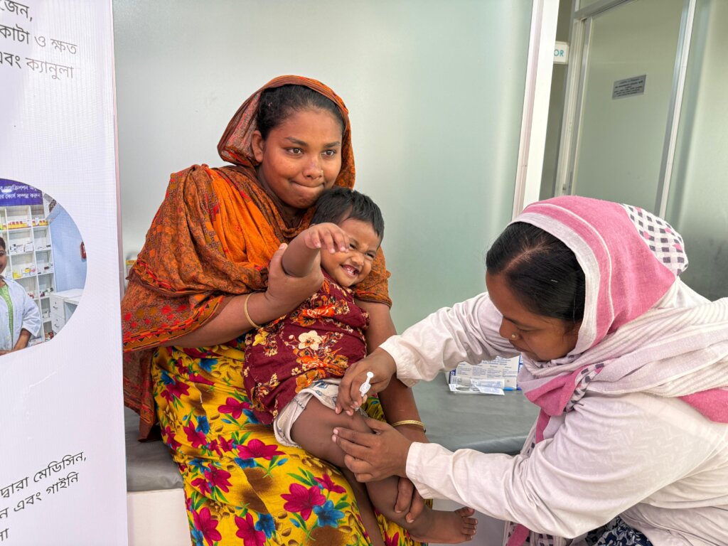 Vaccination program at Spreeha Urgent Care Center
