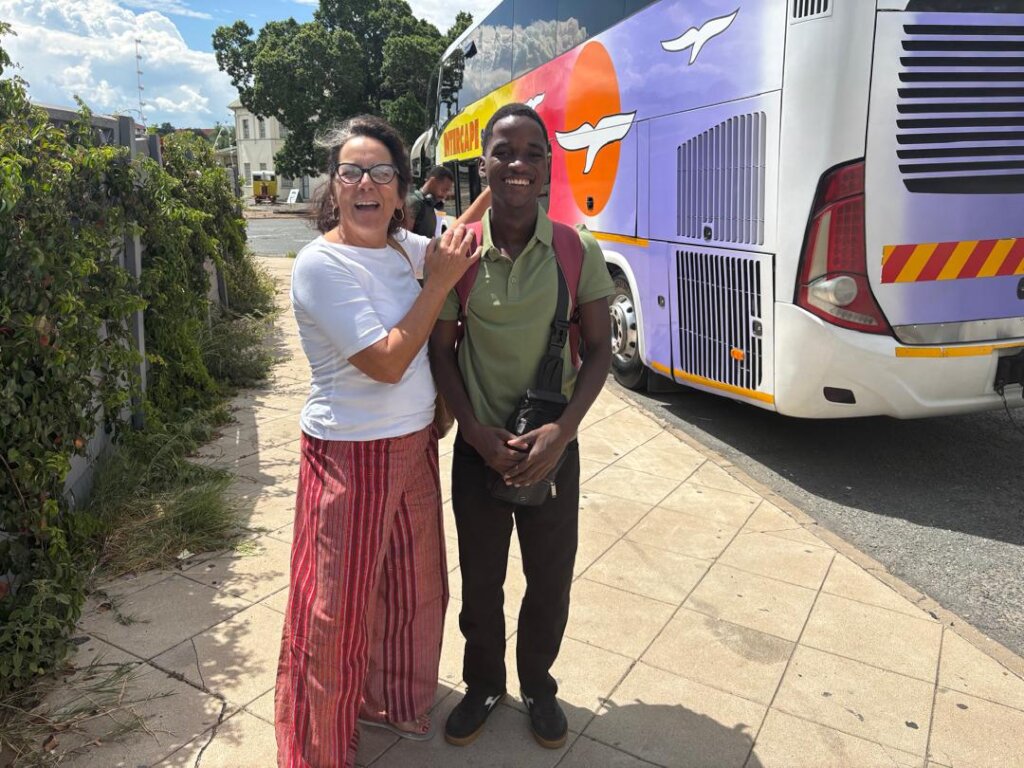 Josia on his way to SA