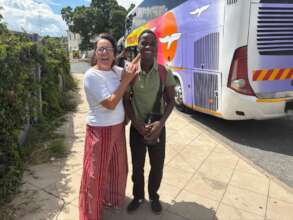 Josia on his way to SA