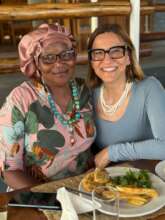 Cinzia we all miss you ,  with Meme Dina the chef