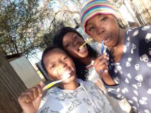 We always brush teeth