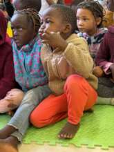 Little ones listening fascinated