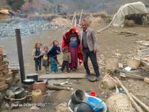 Received warm blankets by victim families