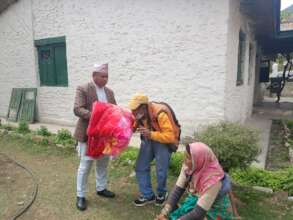 Warm blankets distributed to disabled people