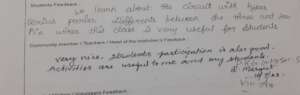 feedback