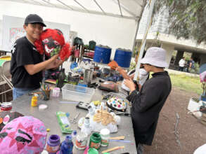 Los socios en el Huerto