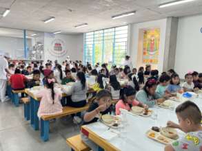 el comedor con los socios