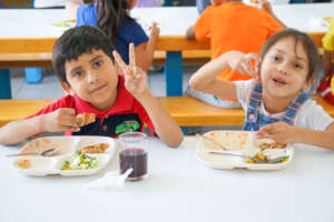 happy kids with happy meals