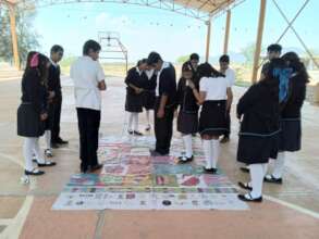 Snakes and ladders game